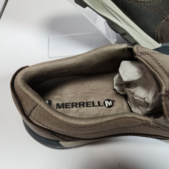 Merrell Mens Berner Shift Moc Slip-On Shoes Size 9 Boulder/Rocher - Picture 5 of 16